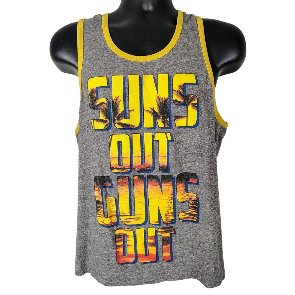 Suns Out Guns Out Tank Top funny summer muscle work out classic beach lake